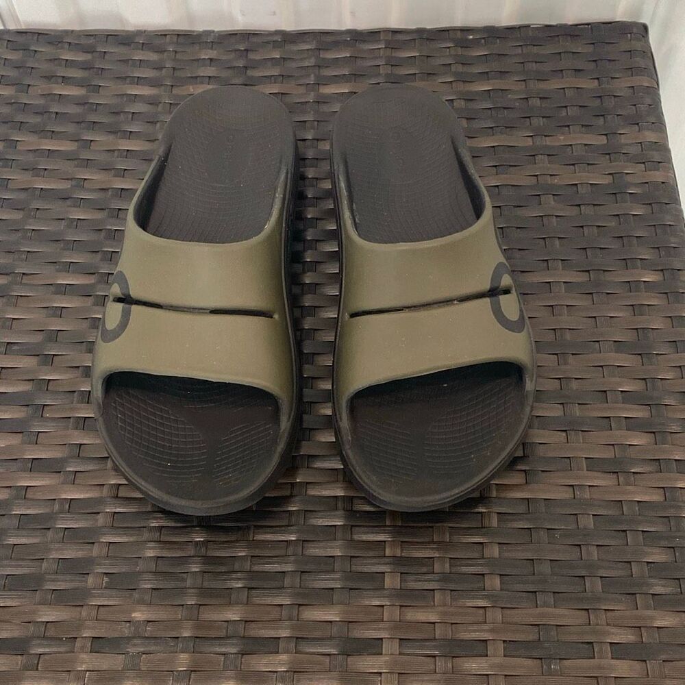 OOFOS OOahh slide sandals, men’s size 11 - Picture 2 of 7